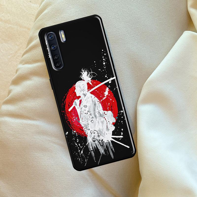 Japanese Bushido Samurai For OPPO A74 A54 A94 A15 A17 A77 A79 A58 A78 A98 A5 A9 A16 A76 A96 A52 A72 A53S A57S Case