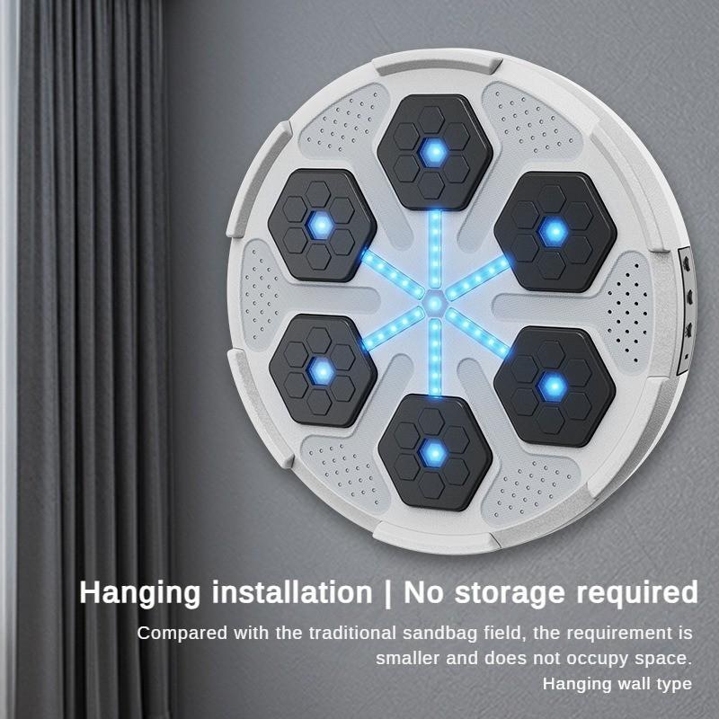 New Intelligent Boxing Target Household Fitness Equipment and Sports Equipment Hanging Music Boxing Wall Target