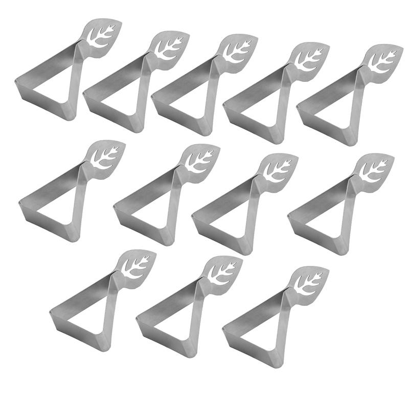 

Зажим для скатерти из нержавеющей стали Креативные узоры Зажим для фиксации скатерти Зажим для крышки стола One Size