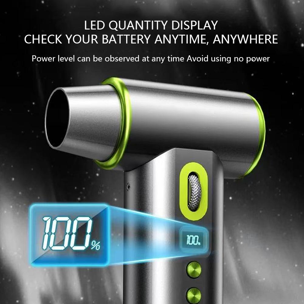 200000 RPM Turbo Blower Fan 4-in-1 Multi-Function Tool for Blowing Vacuuming Inflating Dusting Presale