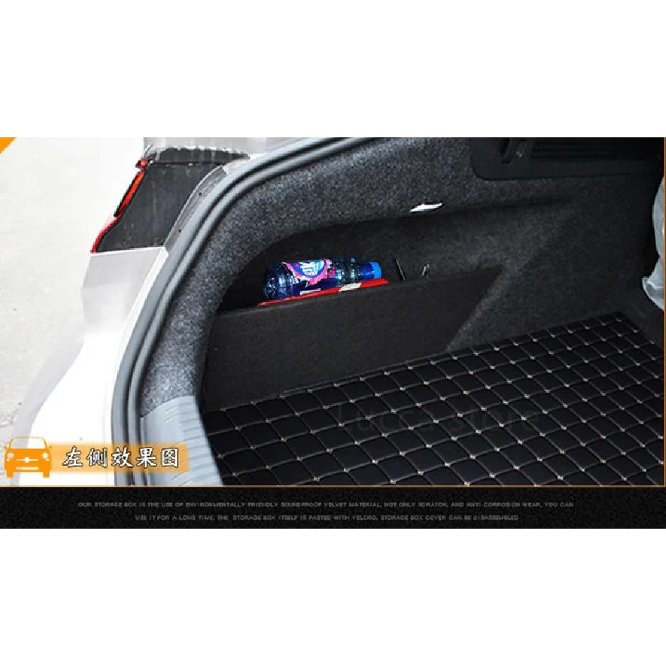 For VW Volkswagen Arteon 2017-2021 Car Accessories Flannel Auto Trunk Side Storage Organizer Board Baffle Partitions Plate Plank