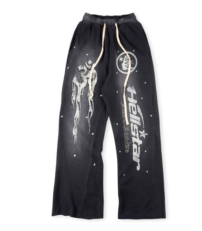 24FW Amerikanischer Retro Hellstar Studios Unisex Hoodie & Jogginghose