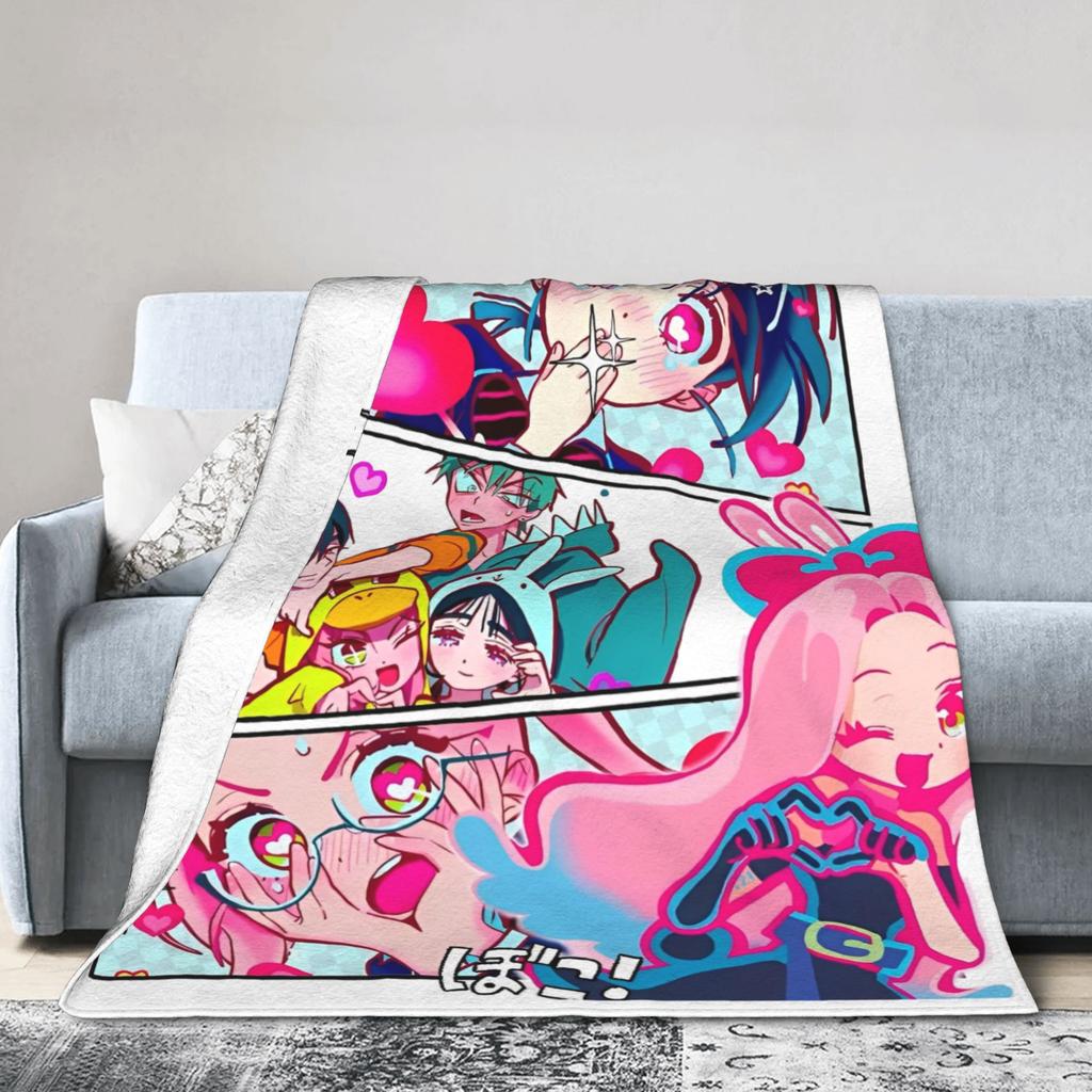 Alien Stage Anime Blankets  Flannel Awesome Warm Throw Blanket for Bedding Lounge Autumn/Winter,