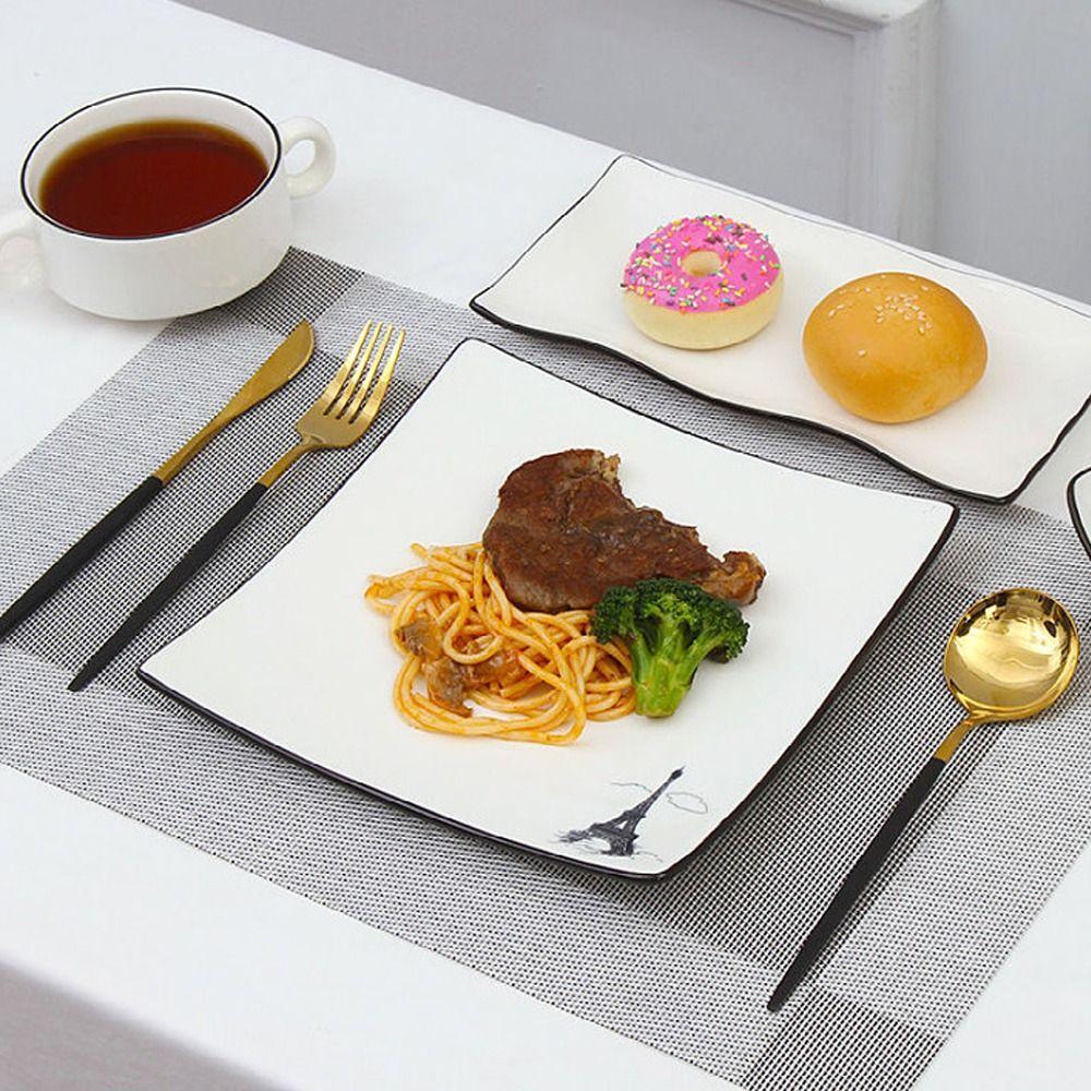 PVC Placemats Rectangle Table Mat High Quality Dining Table Place Mats  Hotel