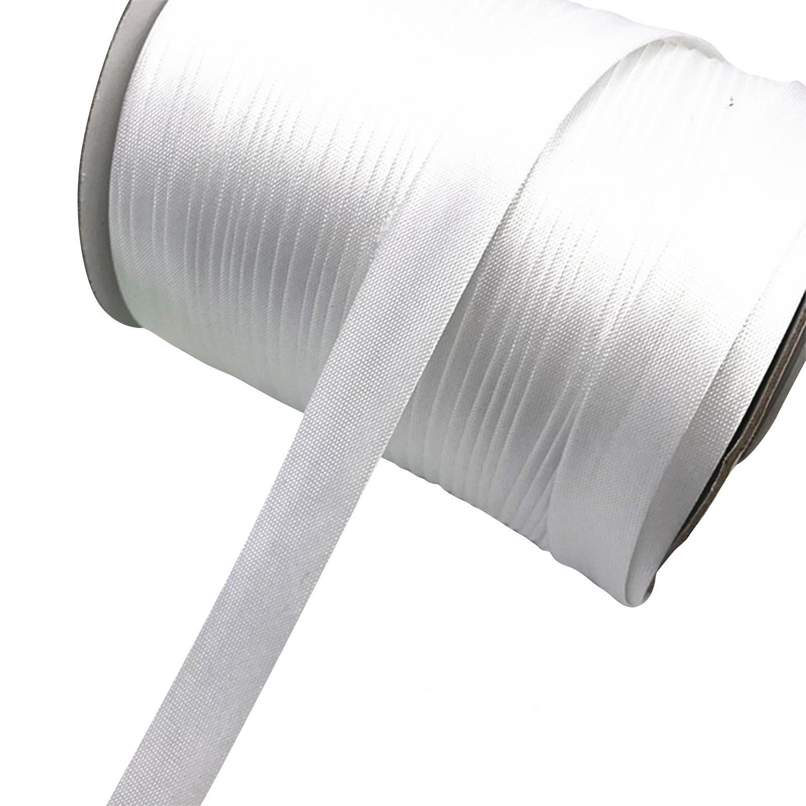 

15 мм лента для шитья по краю косая бейка шнур веревка для самостоятельного изготовления лоскутной одежды и отделки домашнего текстиля One Size белый