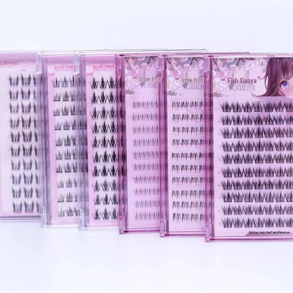 Yu Xiaoya Large Capacity Easy-Apply No-Glue Three-Step Natural False Eyelashes