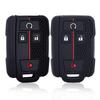 Silicone car key case for Chevrolet Colorado Silverado 1500 2500HD 3500HD GMC Yukon Sierra Canyon remote key protector