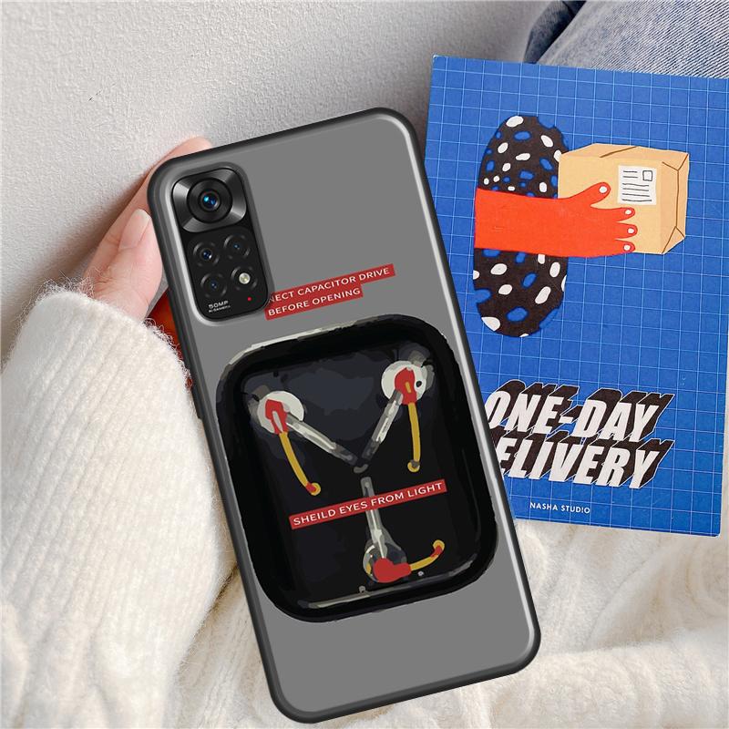 Back to the Future Cool Case For Xiaomi Redmi Note 11 9 8 10 Pro Note 11S 9S 10S Cover For Redmi 9 10 9A 9C 10C
