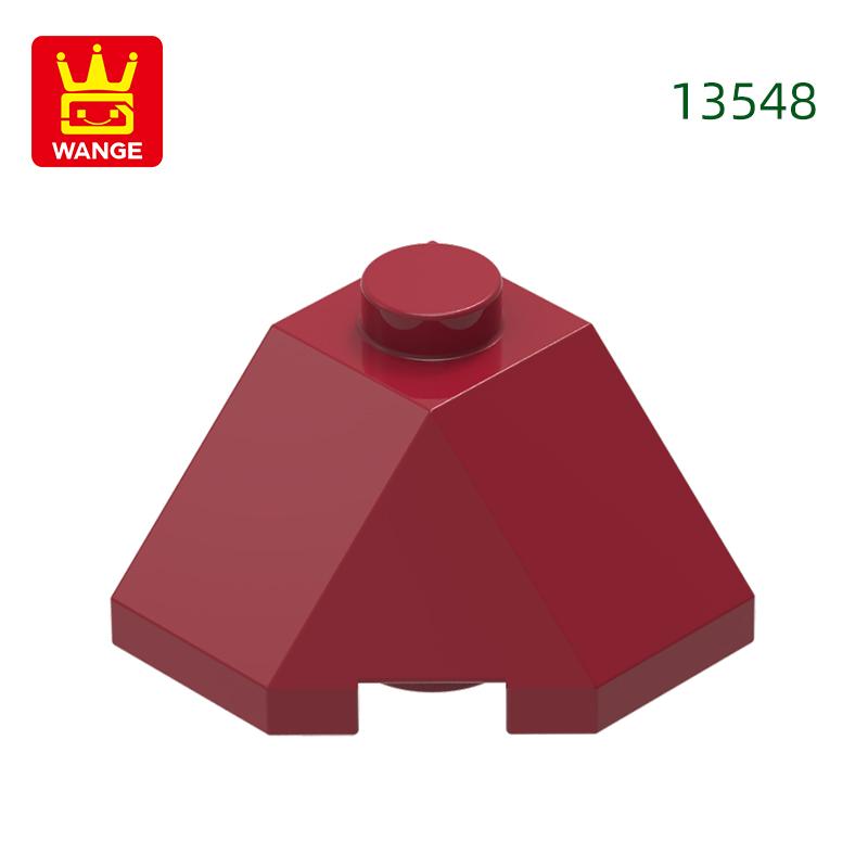 Non-Toxic 122Pcs/Lot 13548 Slope Roof Tile 2X2X1 Dots Block Moc Color Accessories Compatible With Brick Diy Children'S Toy Assembly Parts