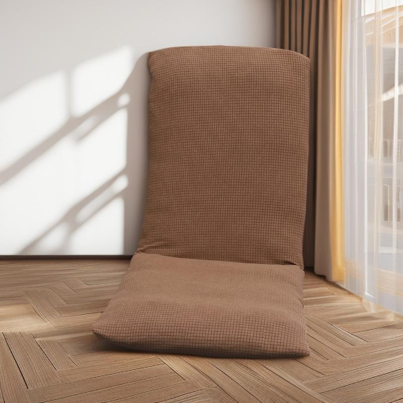 Elastic Waterproof Tatami Chair Cover Solid Color Floor Chair Slipcover Balcony Lounge Recliner Protector Home Decor (NO Chair)