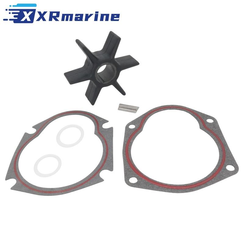 Water Pump Impeller Service Kit for Mercury Marine Force 30-75HP Outboard 19453T чёрный