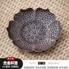 Japan Alloy Coasters Zen Antique Kung Fu Teacup Holder Coffee Cup Mat Tea Ceremony Accessories Anti-scald Heat Insulation Saucer