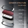 For Geely Emgrand 7 GX3 Atlas GS NL3 Gili Emgrand 7 EX7 GT GC9 Leather Metal Car Key Case Cover Key Protection Shell Accessories