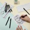 Mr. Pen- Retractable Gel Pens, 10 Pack, Black Ink Gel Pens, Black Barrels, Fast Dry, Fine Point 0.5mm