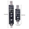 M.2 to USB Adapter USB 3.1 Gen2 to NVMe NGFF M.2 Solid States Disk Hard Disk Case Adapter Support for NVMe Solid States Disk Size 2242/2280