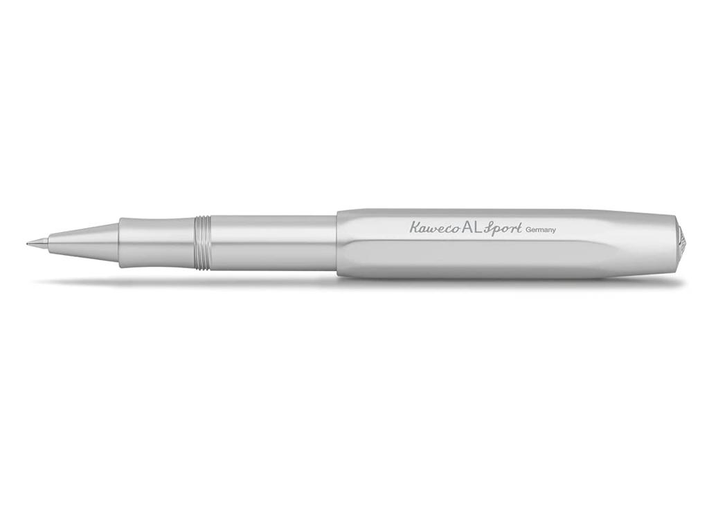 Kaweco Ballpoint Al Sport Officially Imported Water-Based Pen, Silver, ALRB-SV,
