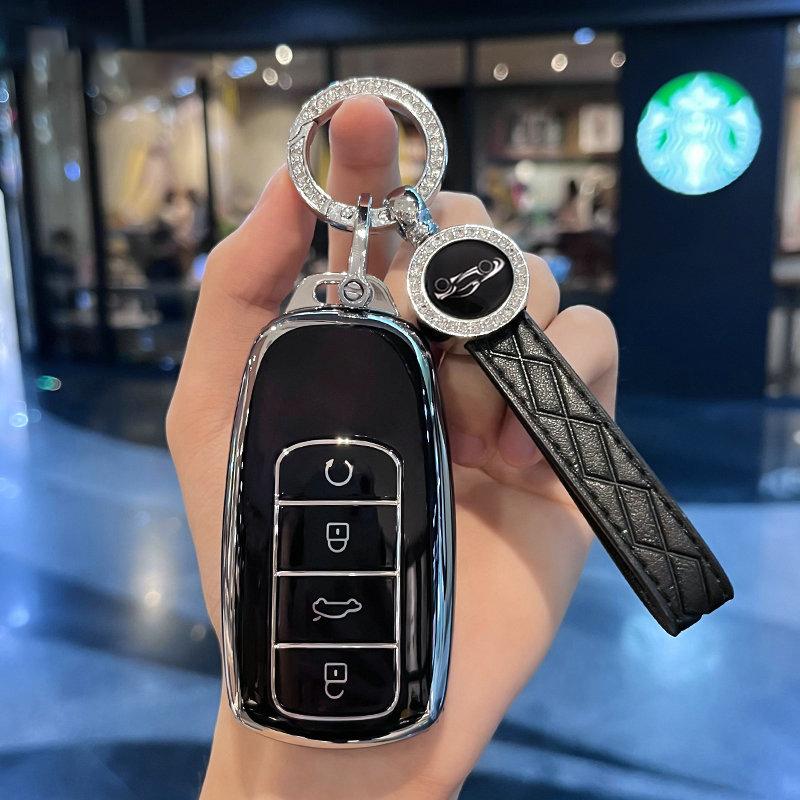 

Tpu Car Key Case Cover For Chery Tiggo 8 Pro Tiggo 8Plus New 5 Plus 7Pro Max Omoda 5 C5 Modod Protector Accessories