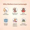 LACTOMAGIC Ayurvedic Massage Oil for Mothers & Babies | 100ml | Supports Lactation, Anti Stretch Mark, Baby Weight Gain & Immunity | Herbal Nouri