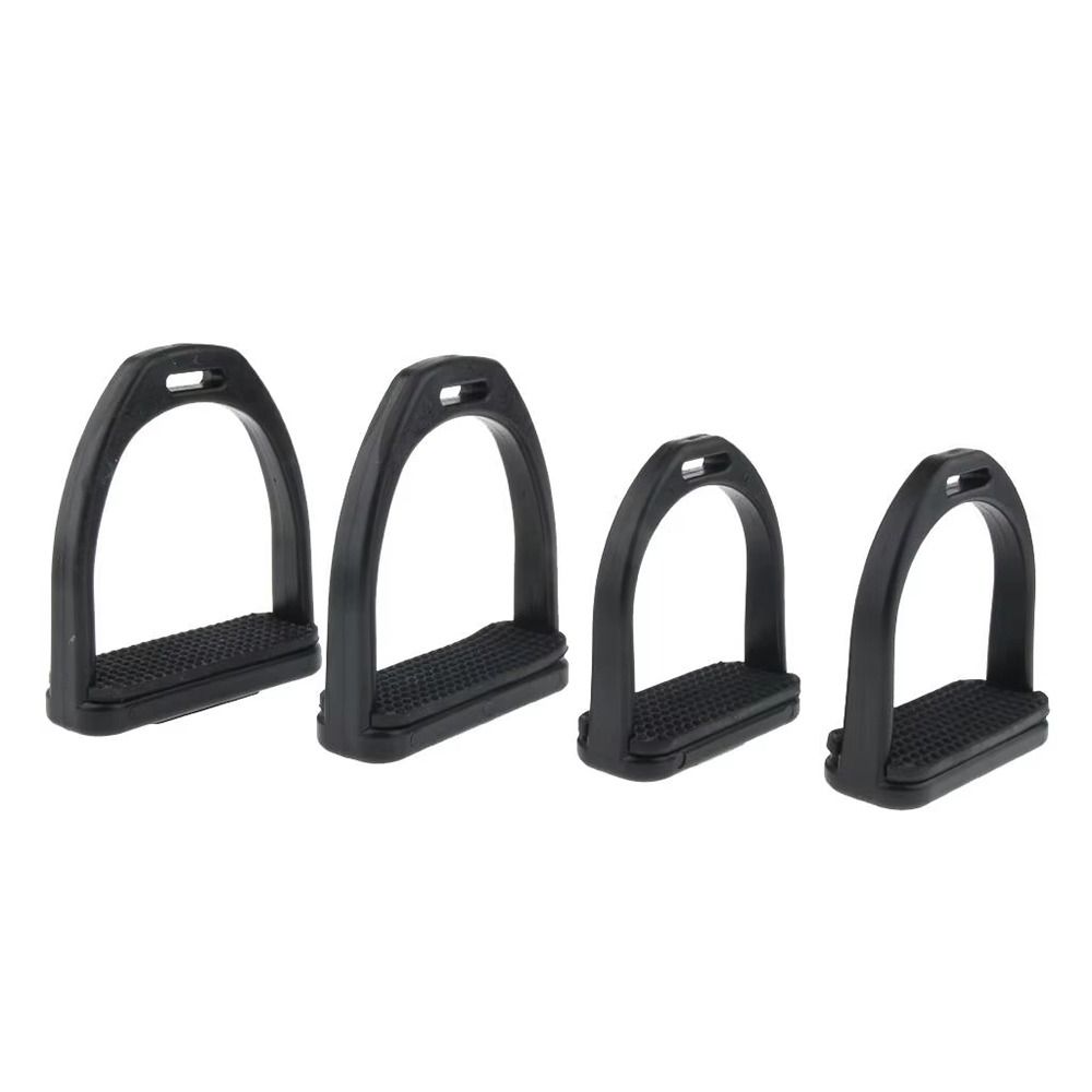 1Pair Black Nonslip Saddle Engineering Plastics Equestrian Equipment  Horse Tool Accessories