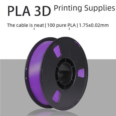 Úhledně uspořádané 1kg PLA vlákno pro 3D tiskárny, drát 1,75 mm.