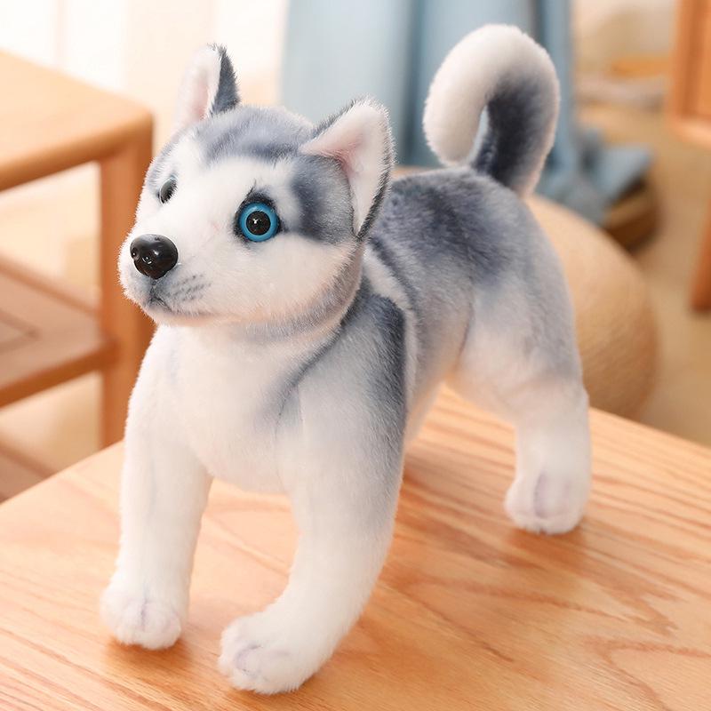 Cross-border Puppy Doll Gift: Plush Husky & Dalmatian for Children's Day