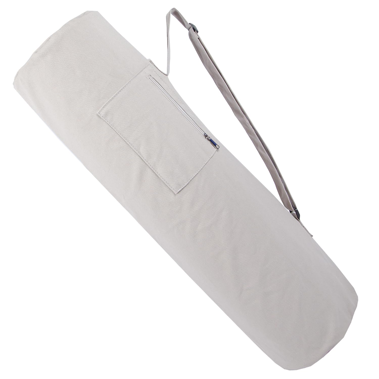 

Maxer Yoga Yoga Mat Cotton with Perfect for and Multifunctional Storage Easy to Available in 8 and Green Bag, 100% Canvas, Pockets, Training, Gym, серый