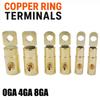 Brass Car Audio Connector O-Type Power Supply Reducer High Quality Car Audio Modified Connector