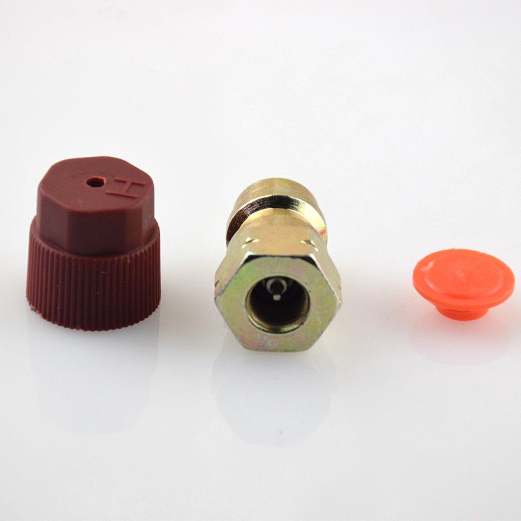 AC A/c Charging 3/8 High Side Adapter Retrofit R12 To R134a Quick Disconnect