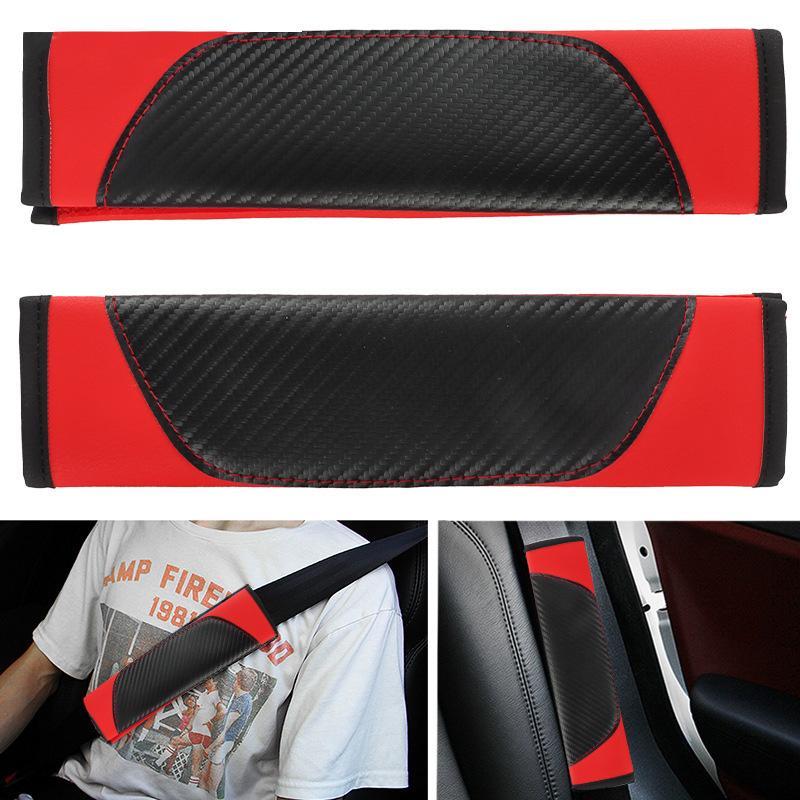 2Pcs Leather Car Seat Belt Cover Protector Shoulder Pad For BMW Performance M X1 X2 X3 X4 X5 E36 E39 E46 E60 E70 E87 E90 E91 E92 sdbf49