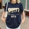 2026 BTS Shirt, Retro Kpop Band T-shirt, BTS Army Fan Gift, Vintage Style Concert Tee, Bangtan Boys Aesthetic Graphic Apparel