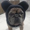 Cozy Solid Color Dog Hat - Cute Fleece Pet Headgear