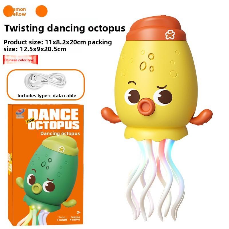Octopus Electric Dancing Toy With Led Lights Music Smart Toys Interactive Gift