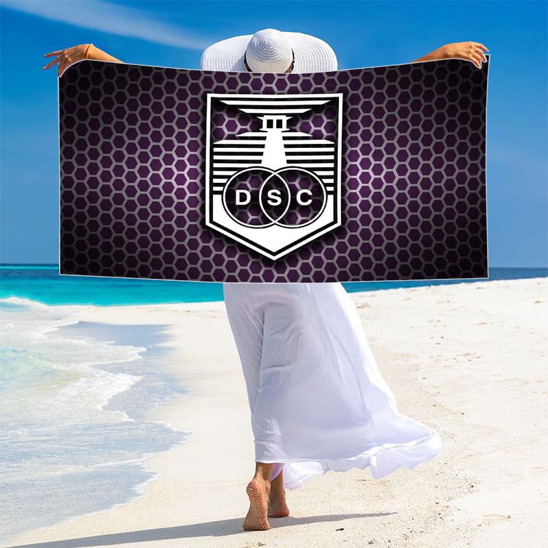 Defensor Sporting Print Beach Towel, Large Soft Quick Dry Towel for Beach Camping Swimming