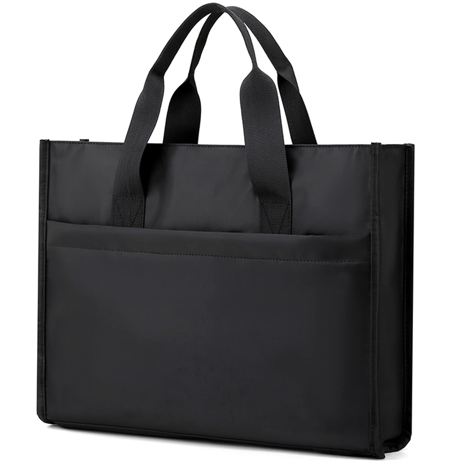 

Сумка-тоут Manukori для чоловіків і жінок, велика місткість, легка, розмір А4, водовідштовхувальна, ідеальна для роботи, школи або підготовчих курсів (D)