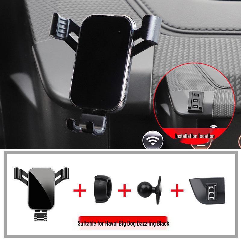 Haval H6 3. generacji/Big Dog/Husky Bezprzewodowy uchwyt na telefon do ładowania do nawigacji samochodowej