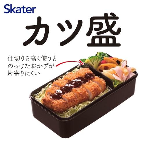 Skater Side Dishes Bento Box 870ml Structure Wood Grain Brown SLLB9M-A