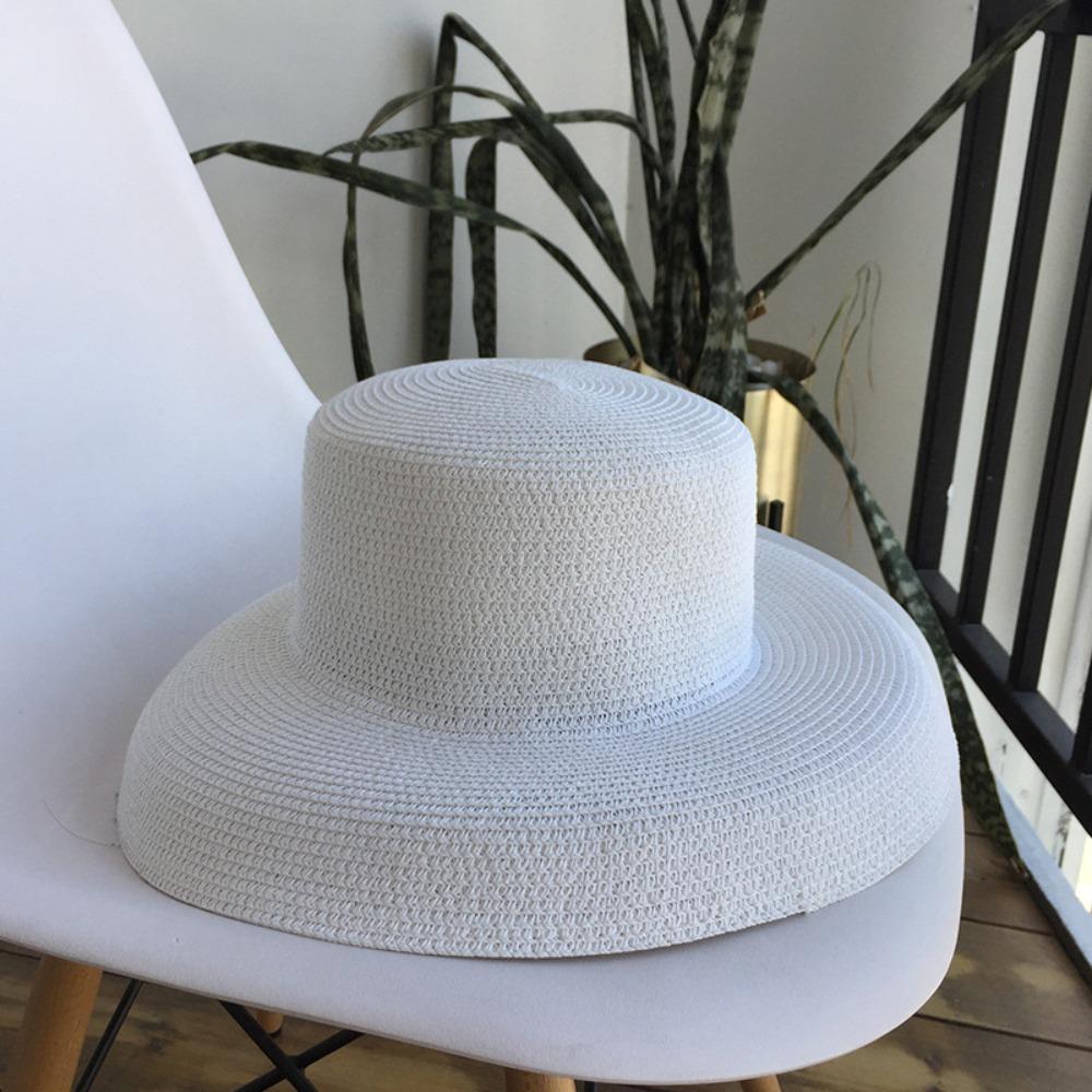 Fishing Cap Hepburn Wind Straw Hat Big Brim Beachside Sun Hat Bucket Hat Summer Beach Hat  Climbing