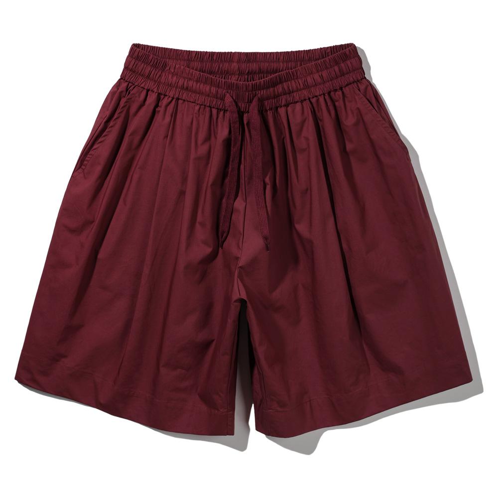 ALVINCLO Bermuda Single-Pleat Wide Half Pants Dlx1322 (4 Colors)