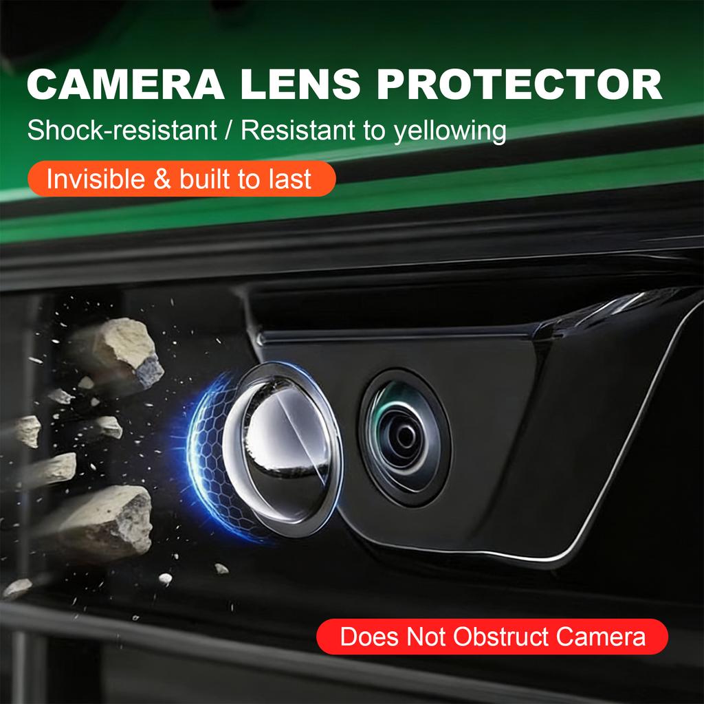 Car Camera Lens Protector for Tesla Refreshed Model Y Lens Guard Protective Cover High-Transparency Design Easy Installation