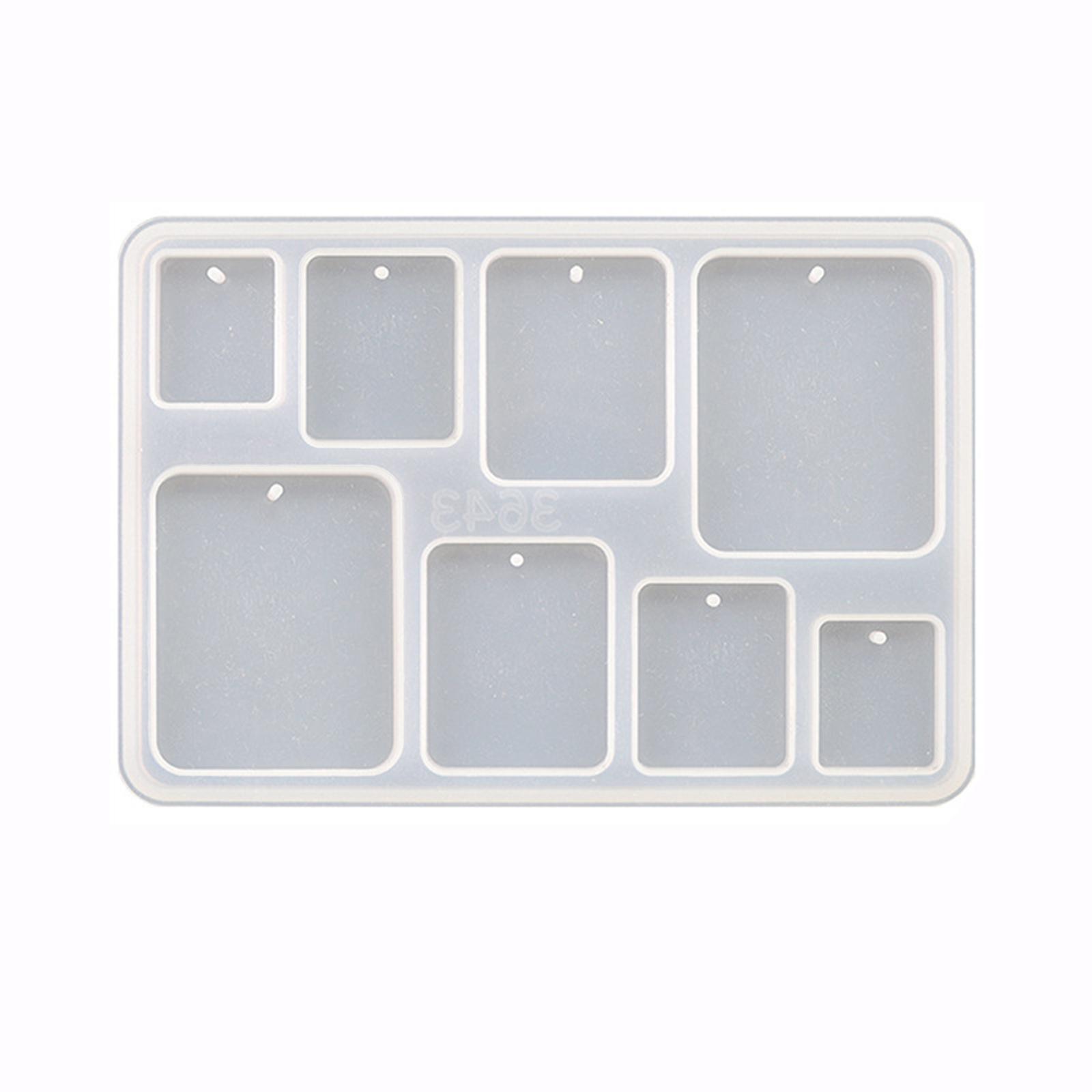 

Форма для кулонів Форма зі смоли Багатоформальні форми для ювелірних виробів з отворами Аксесуари для ручного виготовлення Силіконовий матеріал для сережок 43