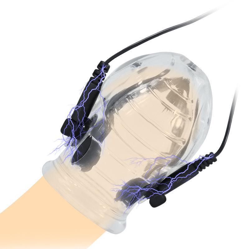 Men's Remote Control Desensitizing Electric Shock Trainer for Endurance and Self-Pleasure