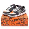 DM0108-001 Dunk Low Graffiti Black Red Grey Orange Tie-Dye Khaki (Men's)