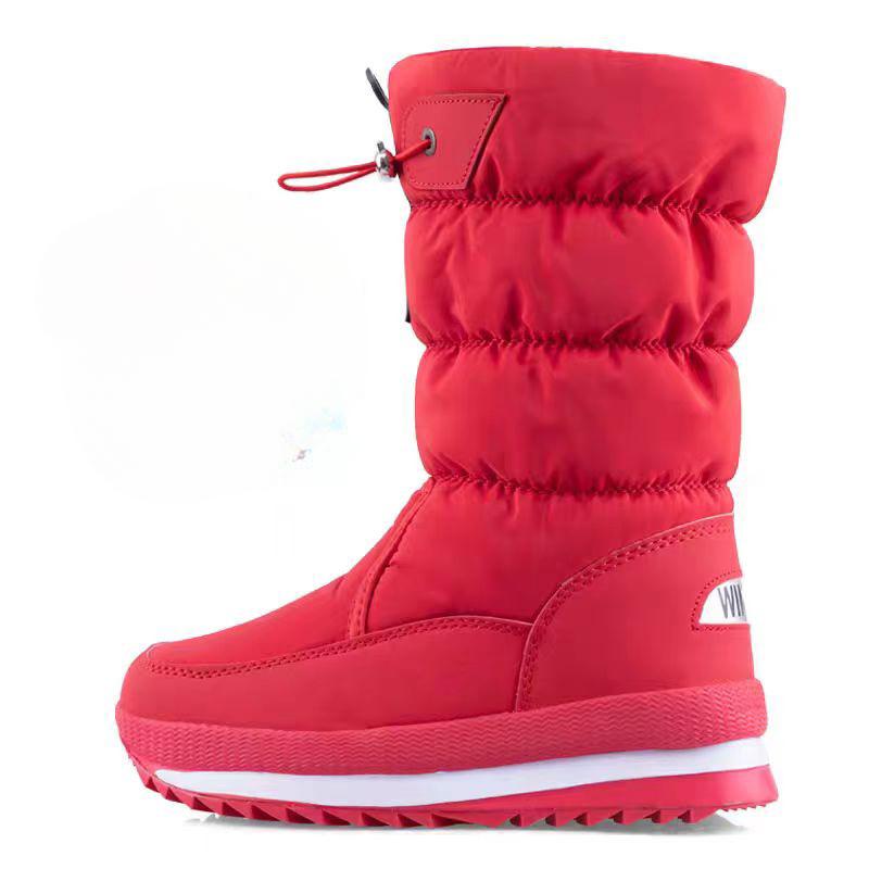 Winter Thickened Warm Women's Multi-color Snow Boots Northeast Padded Non-slip High Women's Cotton Shoes