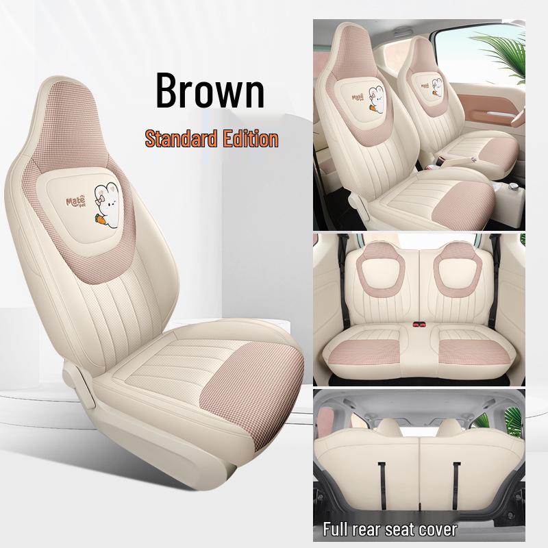 2024 Hongguang MINIEV Vollleder Autositzkissen für Modell der dritten Generation