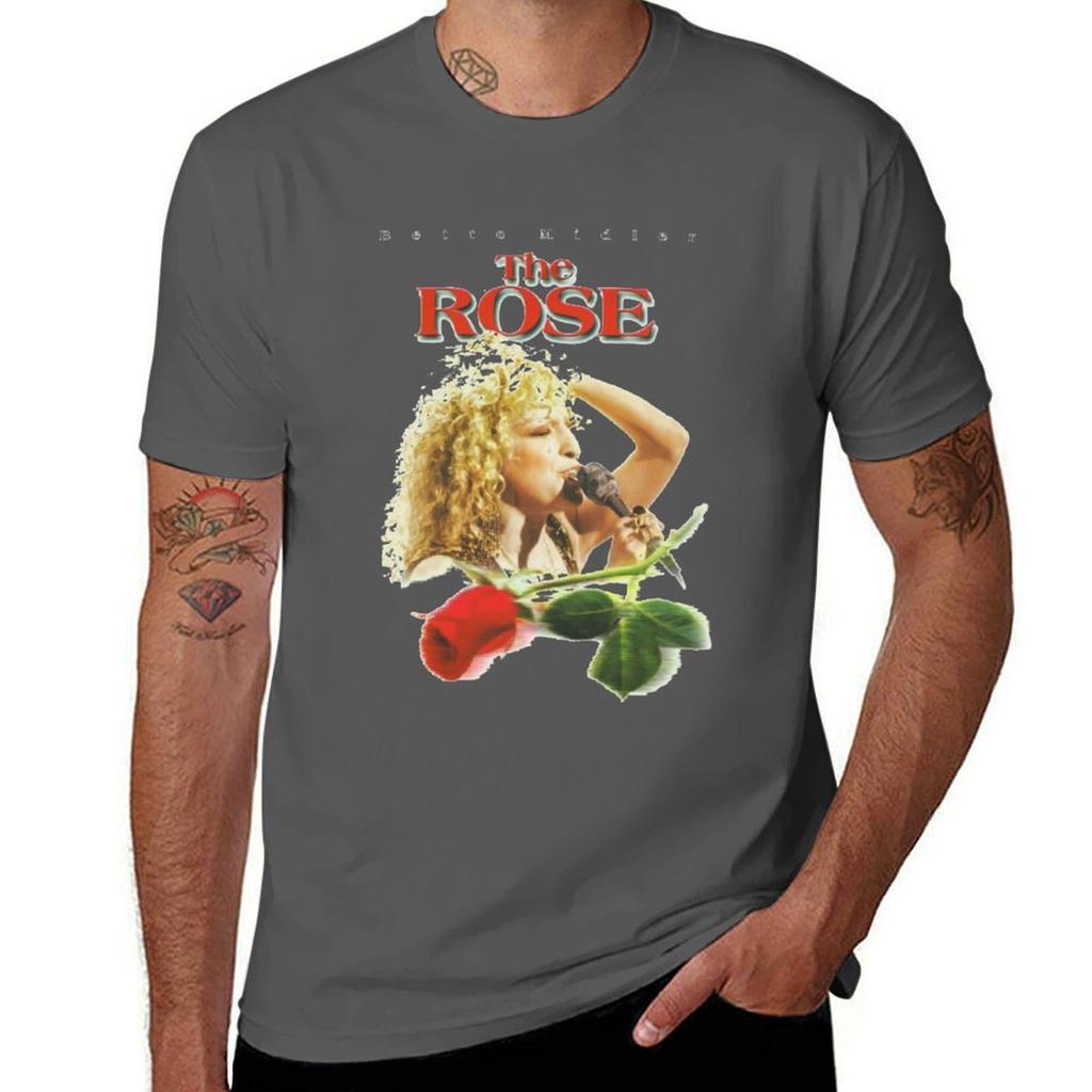 Dark Red Midler Movie Bette Midler Globe Tshirt Plus Size Outdoor Casual Top Tshirt