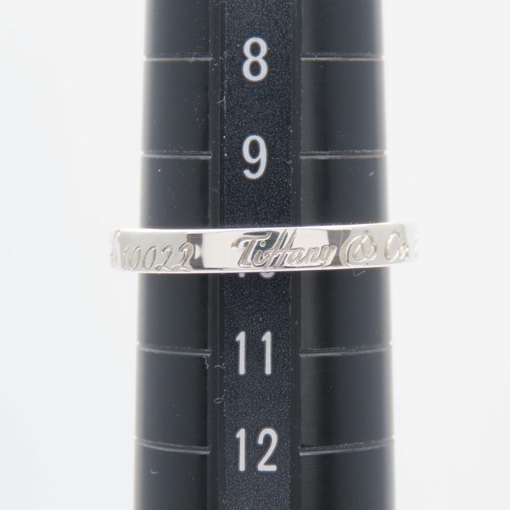 Used TIFFANY&Co. Ring Notes Narrowing New York EU#50 Silver925 2.7g Silver Accessories