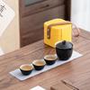 Portable Ceramic Kung Fu Tea Set for Camping