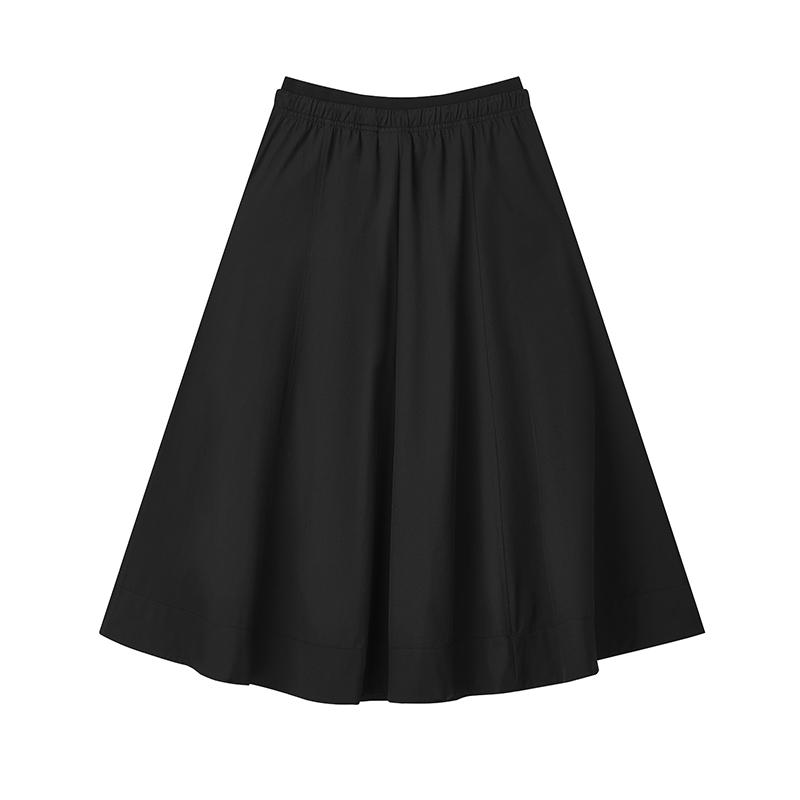

New FILA MILANO Collection Casual Long Skirt Women s Jet Black F11W515303F-BK 160/62A/S