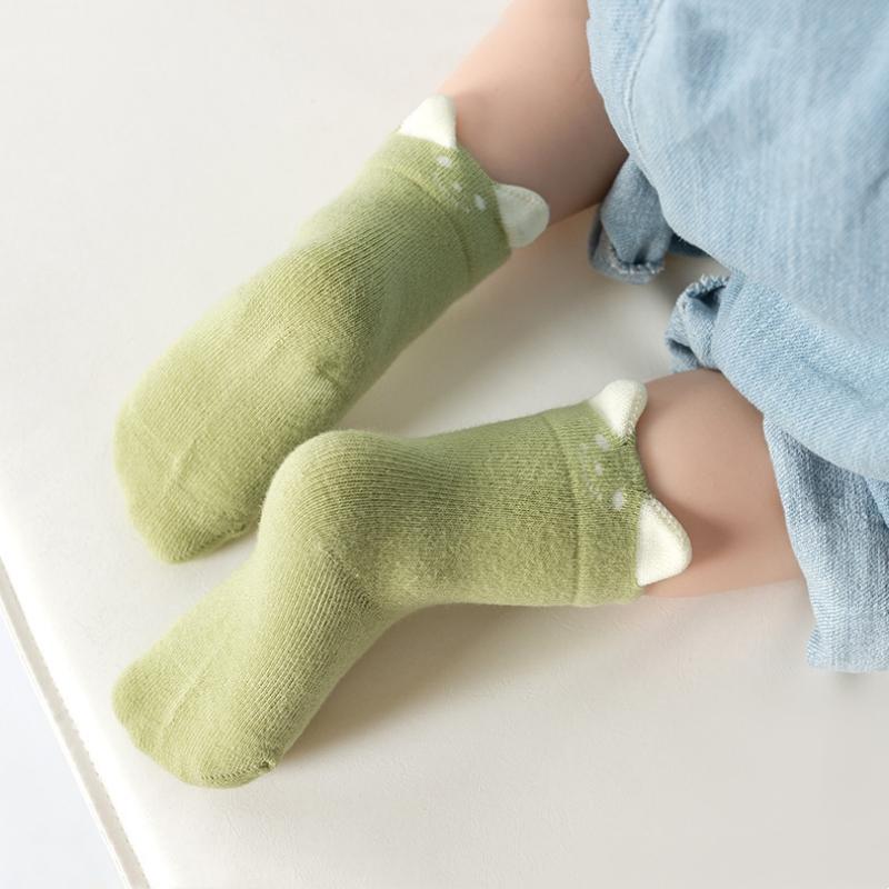 Infant Baby Socks for Girl Boy Cotton Solid Soft Breathable Cute Accessories Unisex Newborn Boneless Short Socks