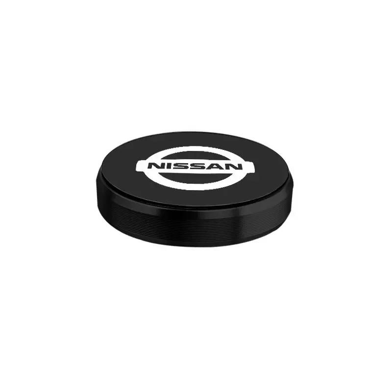 Round Magnetic Mobile Car Phone Holder For Nissan Qashqai J11 J10 X-Trail Micra Juke Tiida Leaf 2008 Auto Goods Accessories